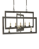 Middleton Rectangular Bronze Chandelier