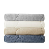Jersey Knit Cool Touch Down Alternative Throw, Tan