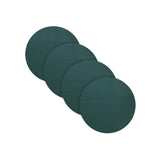 Strata Leather Forest Placemat - Round 13"- Set of 4