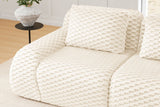 LAURENT 114" 3-Seater Sofa with 1 Ottoman