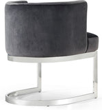 Gianna Velvet Dining Chair - Contemporary Retro Design with Plush Comfort and Stunning Gold Base
