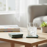 Evergreen Marble Coaster Set of 4