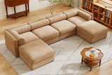 HARMONY 142" 4-Seater Sofa with 2 Ottomans