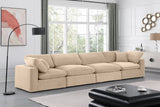 Comfy - Velvet Modular Sofa 4 Seats
