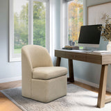 Cube-Inspired Dining Motion Chair, Taupe