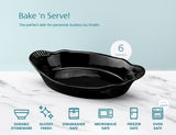 Kook Ceramic Au Gratin Baking Dish Set of 6