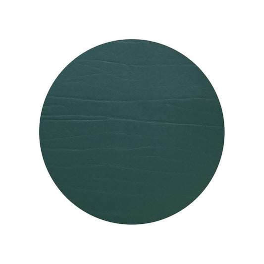 Strata Leather Forest Placemat - Round 13"- Set of 4