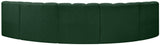 Arc - Boucle Fabric 5 Piece U-Shaped Modular Sofa