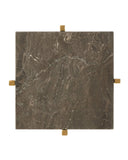 Flying Marble Gold Drinks Table