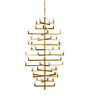 Andre Grande Brass Chandelier