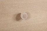 Harlow Art Deco Night Stand with Rich Finish, Solid Wood, and Unique Grain Design for Elegant Spaces