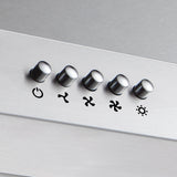 CIARRA Powerful Set: 30 Inch Wall Mount Range Hood + 30 Inch Built-In Induction Cooktop(CAS75206P+CABIH304B)