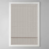 Basketweave Room Darkening Cordless Roman Shade, Taupe