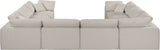 Comfy - 8 Piece Linen Modular Sectional