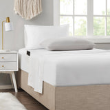 Modern Leaves Comforter Set with Bed Sheets, Yellow