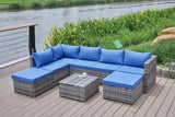 FELON 5-Seater Patio Extra Large Sectional Set