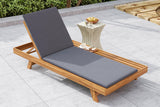 ORVA Outdoor Lounge Chaise with 2 Inches Pad