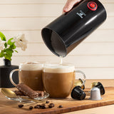 Electric Milk Frother & Warmer for Latte Foam