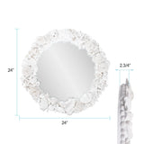 Whitewater Shell Mirror