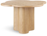 Mesa Dining Table - Elegant Clover-Shaped Design with Ash Veneer for Modern Home Décor Enhancement