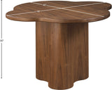 Mesa Dining Table - Elegant Clover-Shaped Design with Ash Veneer for Modern Home Décor Enhancement