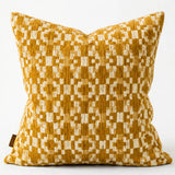 Rhombus Mustard 20x20 Down Filled Pillow