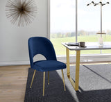 Logan - Dining Chair (Set of 2) - Gold Legs