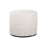 Indoor/Outdoor Pouf Tall Syros Natural