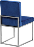 Giselle Velvet Dining Chair Set - Elegant Contemporary Design with Gold Metal Frame for Stylish Dining