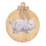 Emily the Pig Bamboo Charcuterie Board