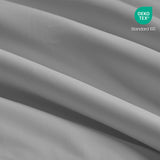 Modern Wave Quilting Reversible All Season Comforter, Gray