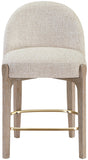Torino - Counter Stool With Brushed Natural Base