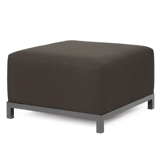 Axis Ottoman Seascape Charcoal Slipcover -Cover Only