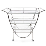 Stainless Steel Bar Cart on Castors