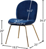 Paris Velvet Dining Chair Set – Luxurious Modern Seating with Sleek Upholstery & Comfortable Design