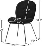 Paris Velvet Dining Chair Set – Luxurious Modern Seating with Sleek Upholstery & Comfortable Design