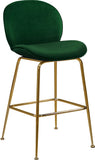 Paris Velvet Contemporary Counter Height Stool Set - Stylish, Comfortable, and Luxe Design for Your Home