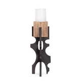 Cade Architectural Pillar Candle Holder- Short