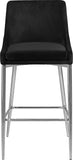 Karina Contemporary Counter Height Stool Set - Plush Cushions & Polished Gold Metal Frame Design