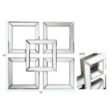 Landia Square Mirror- Clear