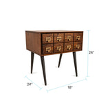 Letter Box Accent Table