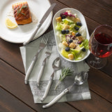 Laguiole 20-Piece Stainless Steel Flatware Set For 4, Pewter