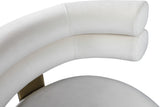 Fitzroy Velvet Counter Stool Set - Sophisticated Design with Upholstered Legs and Gold Accents