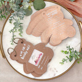Kraft Bear Baby Shower Prediction Advice Card Keepsake Book