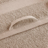 500GSM Turkish Cotton Quick Dry Plush Towel Set, Beige