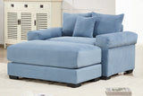 DESEO 54" Chair with 1 Ottoman