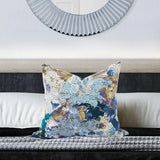 20 x 20 Stanton Turquoise Pillow - Down Insert
