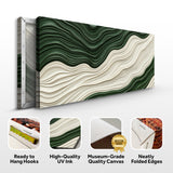 Green Rivers Abstract Wall Art VIII