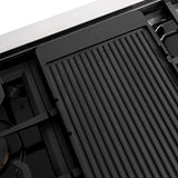 ZLINE 48" Paramount Gas Rangetop Stainless Steel Polished Gold SRTZ-48-G
