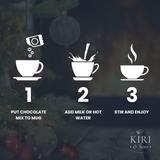 Gourmet Hot Cocoa Gift Set Cup Hot Chocolates - Set of 6 Flavors